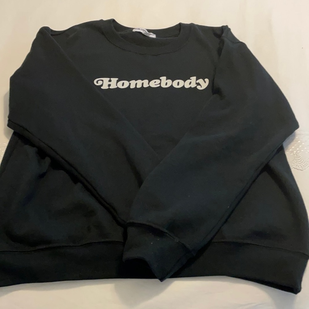 Sub_Urban “Homebody” black sweatshirt size small